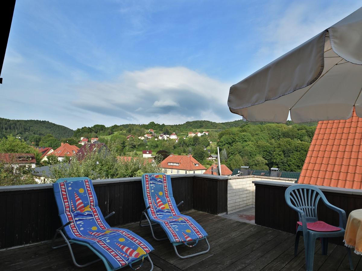 Lovely Holiday Home In The Thuringian Forest With Roof Terrace And Great View Bad Liebenstein Exterior foto